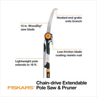 Fiskars  16-ft Fiberglass Pole Pruner